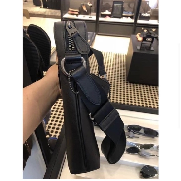 🚫SOLD🚫🔲💯NEW🔲Coach Men Flight Houston Bag🆕Messenger bag/crossbody bag - Picture 7 of 12